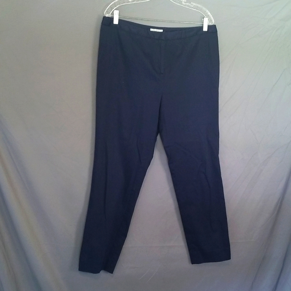 Evelyn & Arthur Blue Flat Front Pants Size 14